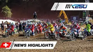 News Highlights | EMX250 Race 1 | MXGP of Switzerland 2024 #MXGP #Motocross