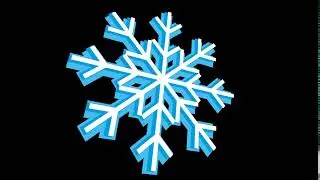 FOOTAGE SNOWFLAKE 3D FULL HD | ФУТАЖ СНЕЖИНКА 3D | БЕСШОВНЫЙ ФОН ДЛЯ ВИДЕОМОНТАЖА | 1080 HD
