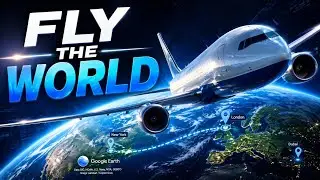 ✈️ Google Earth Flight Simulator Tutorial 🌍 Real-world locations 🎮 Beginner Friendly 📍 Aerial views