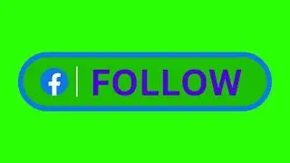 Like Share Comment and Follow Green Screen No Copyright || FACEBOOK Follow Button || Follow Button