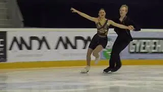 2017 Santa Claus Cup : Aureliija IPOLITO Malcolm JONES(LAT)- ID SENIOR FREE DANCE