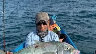 Strike yang tidak disangka sangka, Micro Jig 15 gram Sambaran Babon | Panen CMB | Grandong Tenggiri