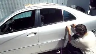 =MERCEDES W211.КАК ПОСТАВИТЬ МОЛДИНГИ ДВЕРЕЙ И  РУЧКИ®️