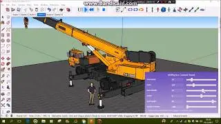 Vinç  Sketchup MsPhysics.