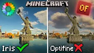 Iris vs OptiFine – First Time Using Iris for Minecraft Shaders! 😳🔥