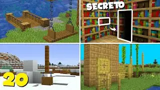 20+ BUILD HACKS e CONSTRUÇÕES do MINECRAFT 1.20