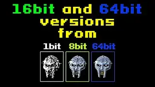 16bit and 64bit of Rapp Snitch Knishes by MF DOOM(instrumental extended)