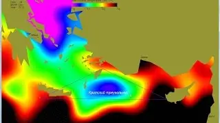Cretan Triangle cold sea area in December 2016