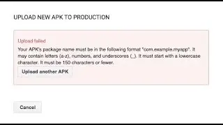 com.example package name not allowed in Google Play