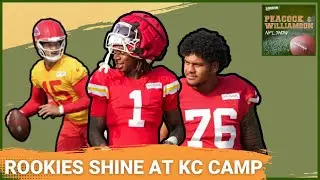 Rookies Xavier Worthy and Kingsley Suamataia Run with Ones at Kansas City Chiefs Camp