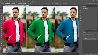 How to change dress color in Photoshop CS6 |Change the Color of an Object in Photoshop |JAZIB EXPERT