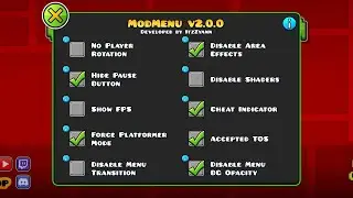 GEOMETRY DASH v2.2081 ANDROID | MOD MENU v2.0.0 (NEW UPDATE)