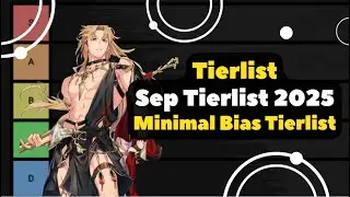 September 2025 Minimal Bias Tierlist || Nu:Carnival