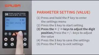Instructions for the electronic control box ST-600W applicable to SiRUBA C007KP/C007L