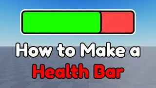 How to Make a Health Bar GUI in 5 Minutes!