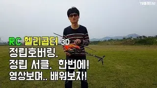 RC헬기 정립호버링, 정립서클  영상보며 배워보자! 헬리콥터3D강좌(RC Helicopter 3D)헬기입문.