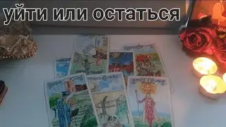 Уйти или остаться? 🔮🔮🔮помиримся ли мы? таро🐈‍⬛