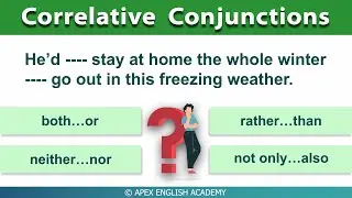 Correlative Conjunction Quiz |  Gap Filling Test