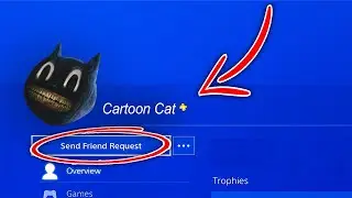 Do NOT Add "CARTOON CAT" Account as a Friend on PS4!