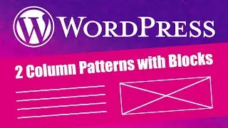 How to create a stylish full width 2-Column text left & gallery right pattern in WordPress 6.3