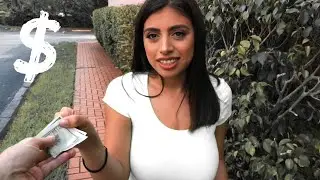 Girl With Magical Shirt Flash For Quick Cash