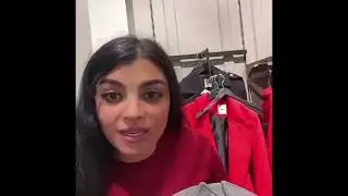KARAGÜL MAĞAZADA MODELLİK YAPIYOR