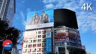 Feel the Rhythm of Korea with NewJeans l Shibuya Scramble Crossing, Japan l #뉴진스 일본 시부야 한국홍보 광고