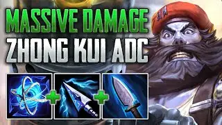 ZHONG HITS SO HARD! Zhong Kui ADC Gameplay (SMITE Conquest)