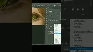 Create Realistic Eyes 👀 Color in Photoshop!  #shorts #photoshop #photoshoptricks