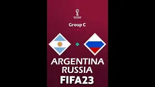 FIFA 23 СБОРНАЯ РОССИИ ЗАБИВАЕТ СБОРНОЙ АРГЕНТИНЫ НА ЧМ 2022 