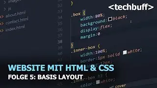 Website mit HTML und CSS - BASIS LAYOUT | Ep.5