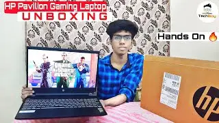 HP Pavilion Gaming Laptop|Unboxing| Hands-On|AMD Ryzen 5-3550H| Graphics NVIDIA-GTX 1650|15-ec0100AX