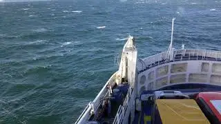 Blåsig tur med Aurora / Windy crossning onboard Aurora