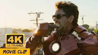 Iron Man Restaurant Scene in 4K Ultra HD - Iron Man 2 (2010)