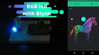 RGB led controled with Blynk ESP8266