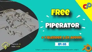 How To Install Blender Piperator Addon | Free Blender 2.83 External Addon Part-6