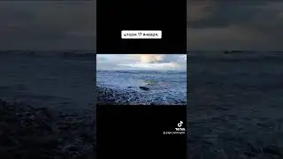 шторм на Балтике.