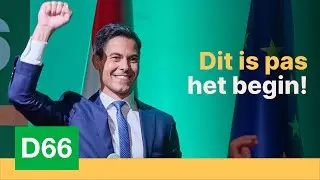 D66 — Speech Rob Jetten | Uitslagenavond EP24