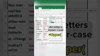Clean Messy Data in Excel 