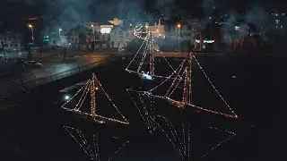 CHRISTMAS in CLADDAGH GALWAY 2020 DRONE FOOTAGE