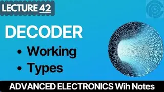 What is a decoder in digital logic? | Types of decoder | 4 to 16 decoder | decoder circuit