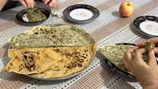 Qutab bişirməyi qaynanamdan öyrəndim – Balakəndə gicitkan qutabı hazırladıq