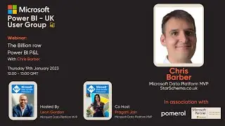 Microsoft Power BI UK - The Billion row Power BI P&L with Chris Barber