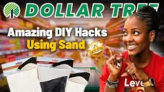 Dollar Tree DIY High End Home Decor Idea using sand!