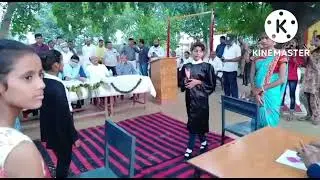 Students perform drama on child marriage