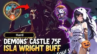 [Hard] WOBL Demons' Casle 75F - Dark Team - Isla Buff | Solo Leveling: ARISE