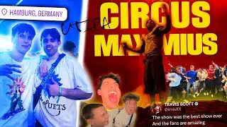 FIRST ROW 😱 - TRAVIS SCOTT Circus Maximimus UTOPIA Europe Vlog 🌎 - HAMBURG CONCERT