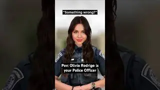 If Olivia Rodrigo was a Police Officer 👮‍♀️ #oliviarodrigo