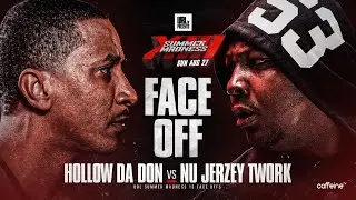 HOLLOW DA DON VS NU JERZEY TWORK FACEOFF | URLTV | (BATTLE ON 8/27/23)