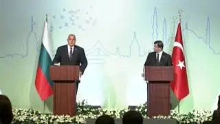 BAŞBAKAN AHMET DAVUTOĞLU VE BULGARİSTAN BAŞBAKANI BOYKO BORISOV BASIN TOPLANTISI
